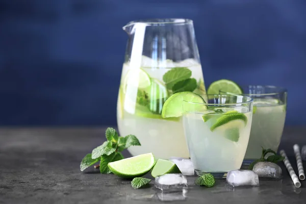 Taze limon kokteyl — Stok fotoğraf