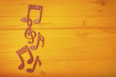 Renkli müzik notaları 