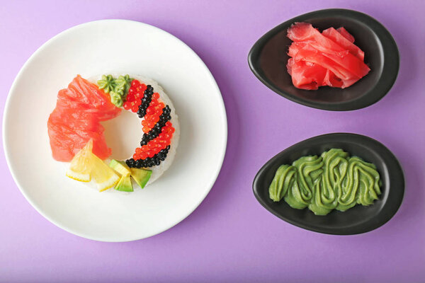 delicious Sushi doughnut