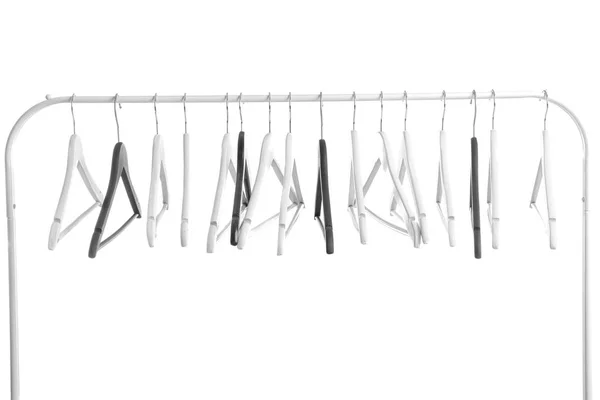 Moderne hangers op de witte muur — Stockfoto