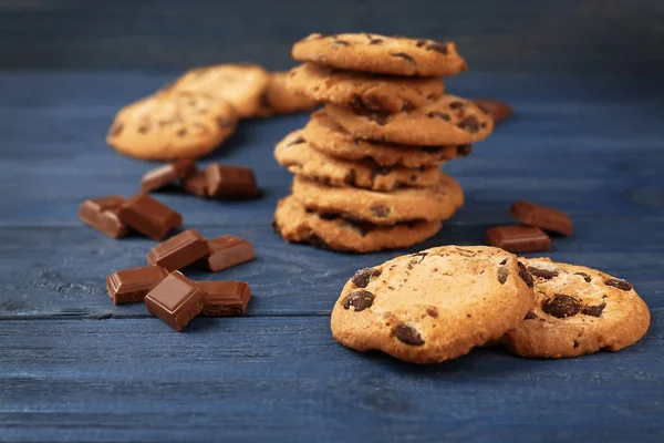 Tasty chocolate cookies — Stock Photo, Image