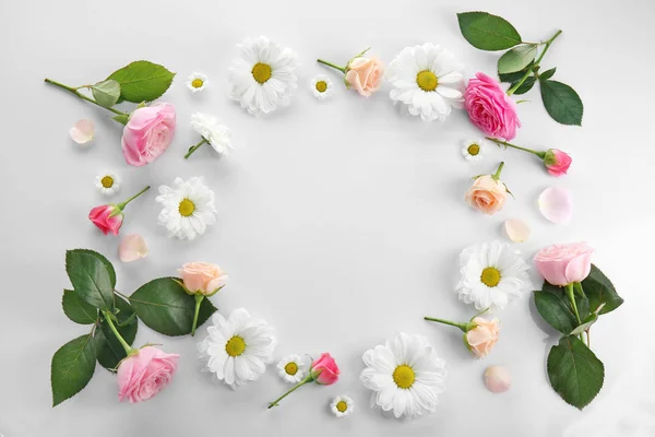 Floral frame background — Stock Photo, Image