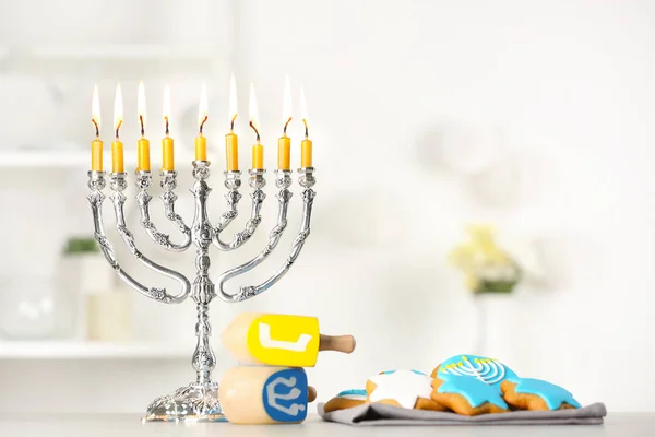 Bella composizione per Hanukkah — Foto Stock