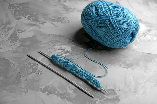 羊毛针织针 — 图库照片