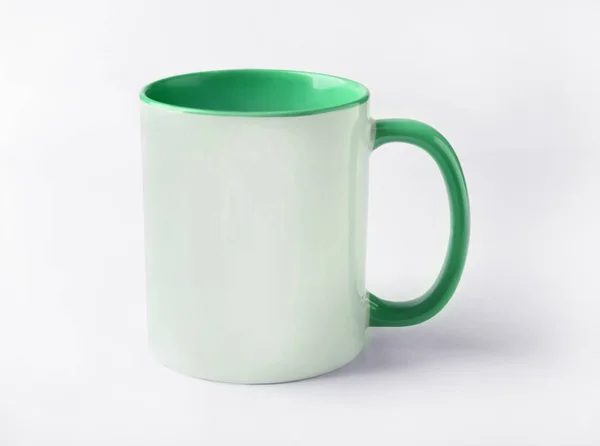 Blank ceramic cup — Stock Photo, Image