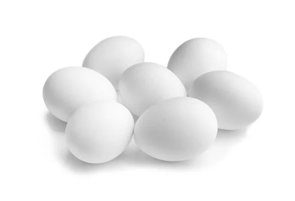 Pile of white Eggs — Stock Photo, Image