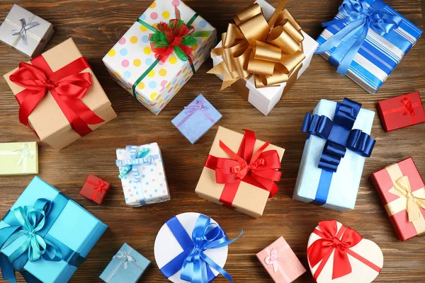 Set of gift boxes — Stock Photo, Image