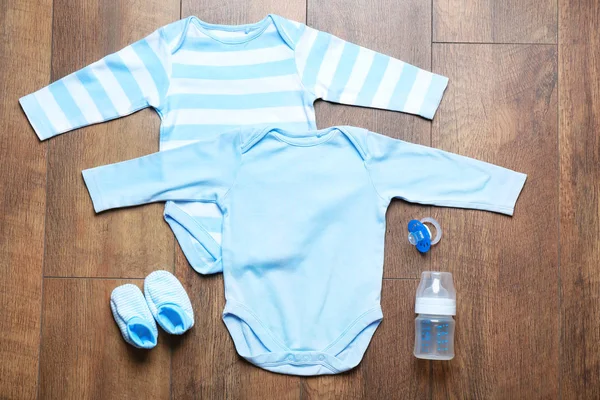 Baby clothes and necessities — Stock Photo, Image