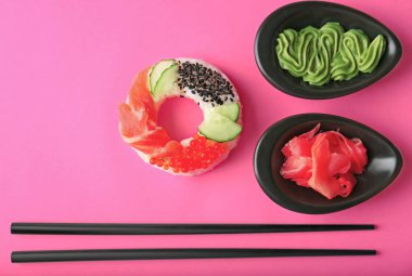 lezzetli suşi halka