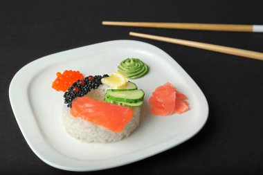 lezzetli suşi halka