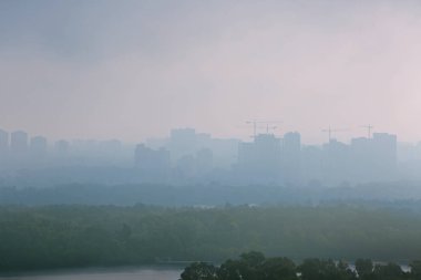Şehrin panoramik görüş
