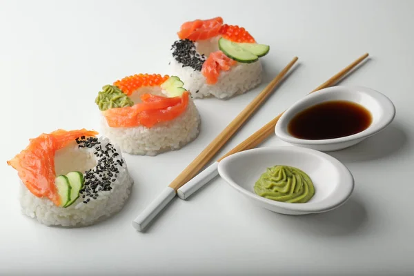 Heerlijke Sushi donuts — Stockfoto