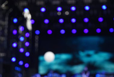 Konser sahne arka plan bulanık
