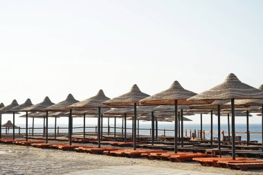 Bir tatil rahat plaj 