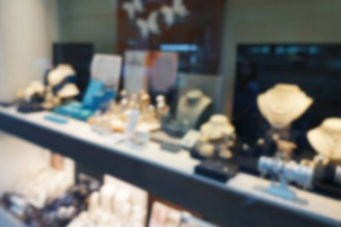 Takı mağaza arka plan bulanık