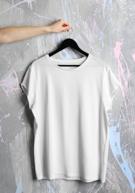 Boş beyaz t-shirt