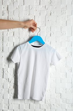 Boş beyaz t-shirt