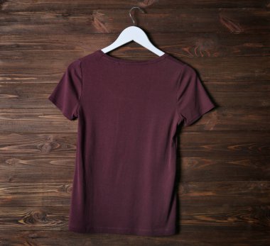 Boş tişört bordo