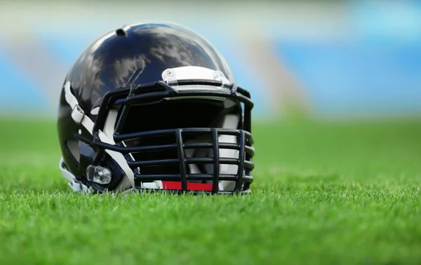 Zwarte Rugby helm — Stockfoto