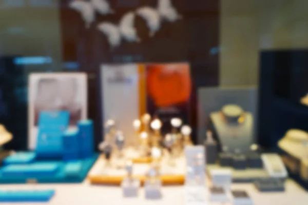 Jewelry store blurred background — Stock Photo, Image