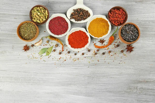 Assortment of Aromatic spices — Stock Photo, Image