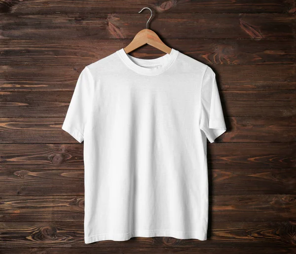 T-shirt bianca bianca — Foto Stock