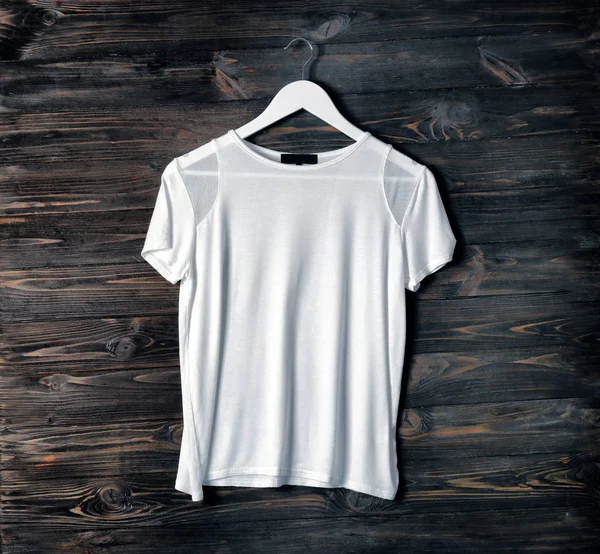 Boş beyaz t-shirt — Stok fotoğraf