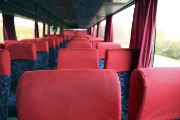 Big bus interior — Stock Photo, Image