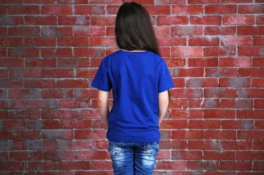 Boş t-shirt, küçük kız 