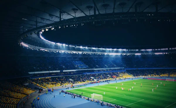 현대 경기장의 파노라마 보기 — 스톡 사진