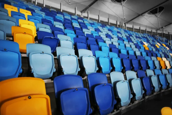 Assentos Vazios Estádio — Fotografia de Stock