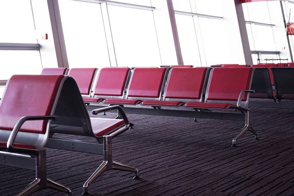 Havaalanında boş sandalye — Stok fotoğraf
