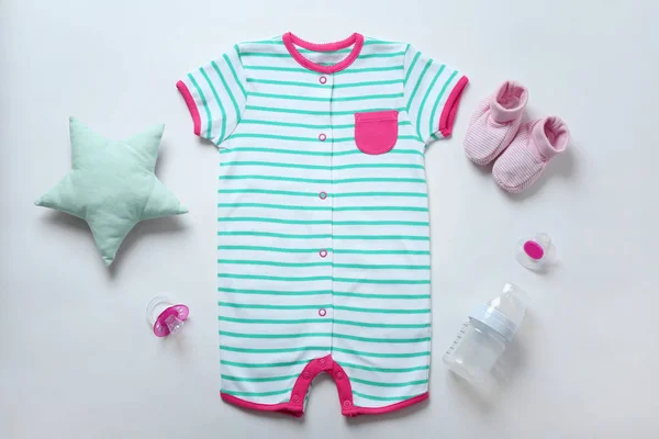 Baby clothes and necessities — Stock Photo, Image