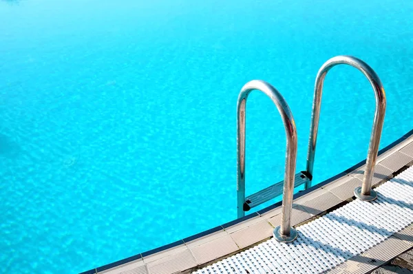 Swimming pool with stair — Stock Photo, Image