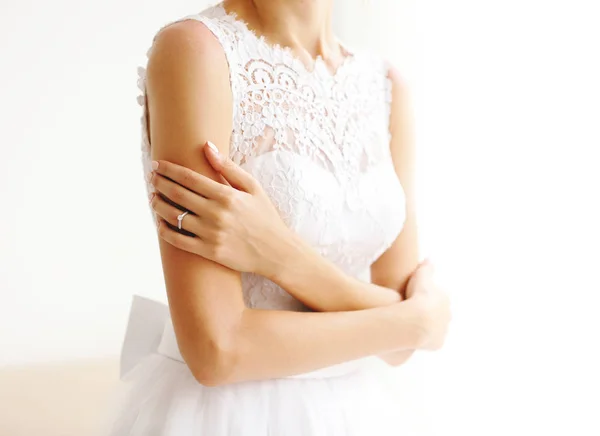 Bride in wedding gown — Stock Photo, Image