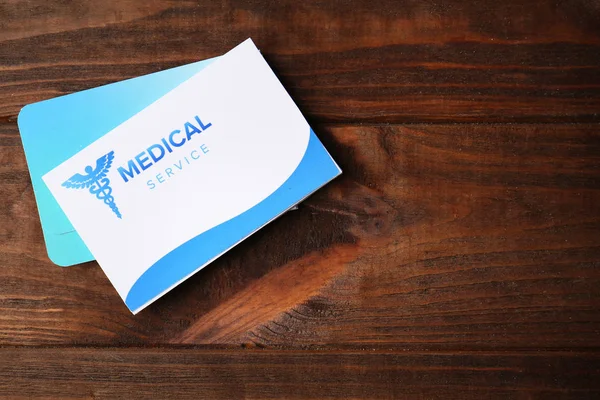 Cartões de visita médicos — Fotografia de Stock