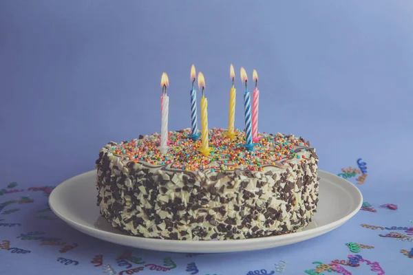 Tasty Birthday cake — Stock Photo, Image