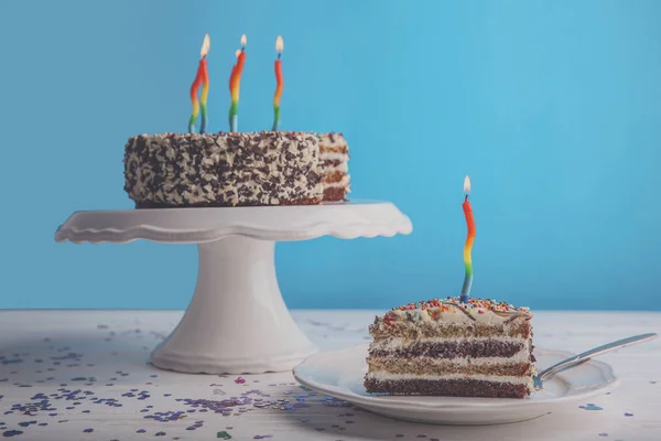 Tasty Birthday cake — Stock Photo, Image