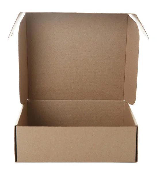 Opened carton box — Stock Photo, Image