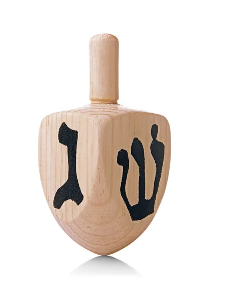 Dreidel en bois pour Hanoukka — Photo