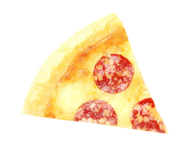 Plak peperoni pizza — Stockfoto