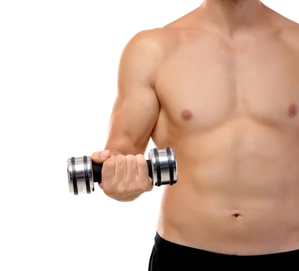 Man doing exercises — Stock Photo, Image