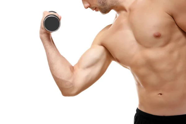 Man doing exercises — Stock Photo, Image