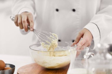 Profesyonel pudra ile pişirme kavramı 