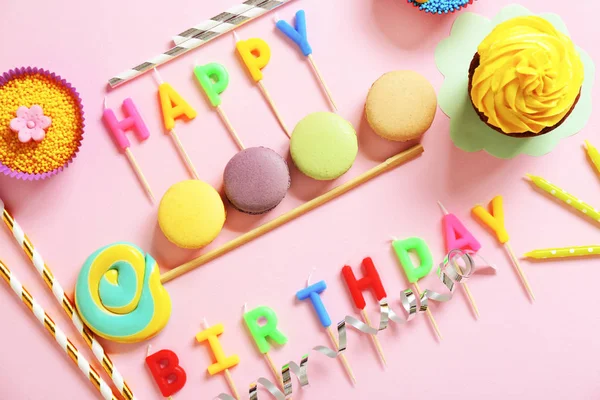 Bright birthday background — Stock Photo, Image