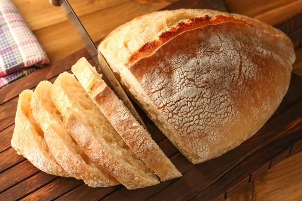 신선한 빵의 슬라이스 — 스톡 사진
