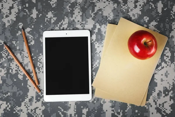 Conceito de educação militar — Fotografia de Stock
