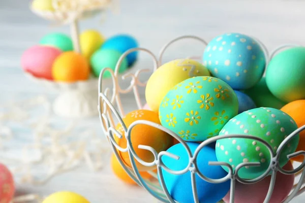 Rengarenk Paskalya yumurtaları — Stok fotoğraf