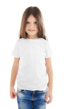 Boş t-shirt, küçük kız