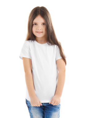 Boş t-shirt, küçük kız